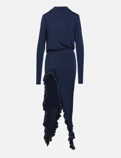 Alea Cowl-Back Dress