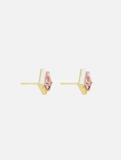 Amethyst and Yellow Quartz Twinkle Studs