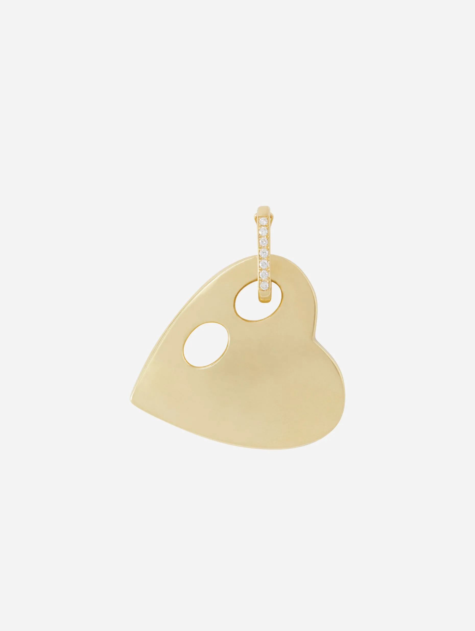 Anchored Heart Charm