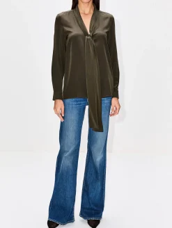 Angelique Tie Neck Blouse