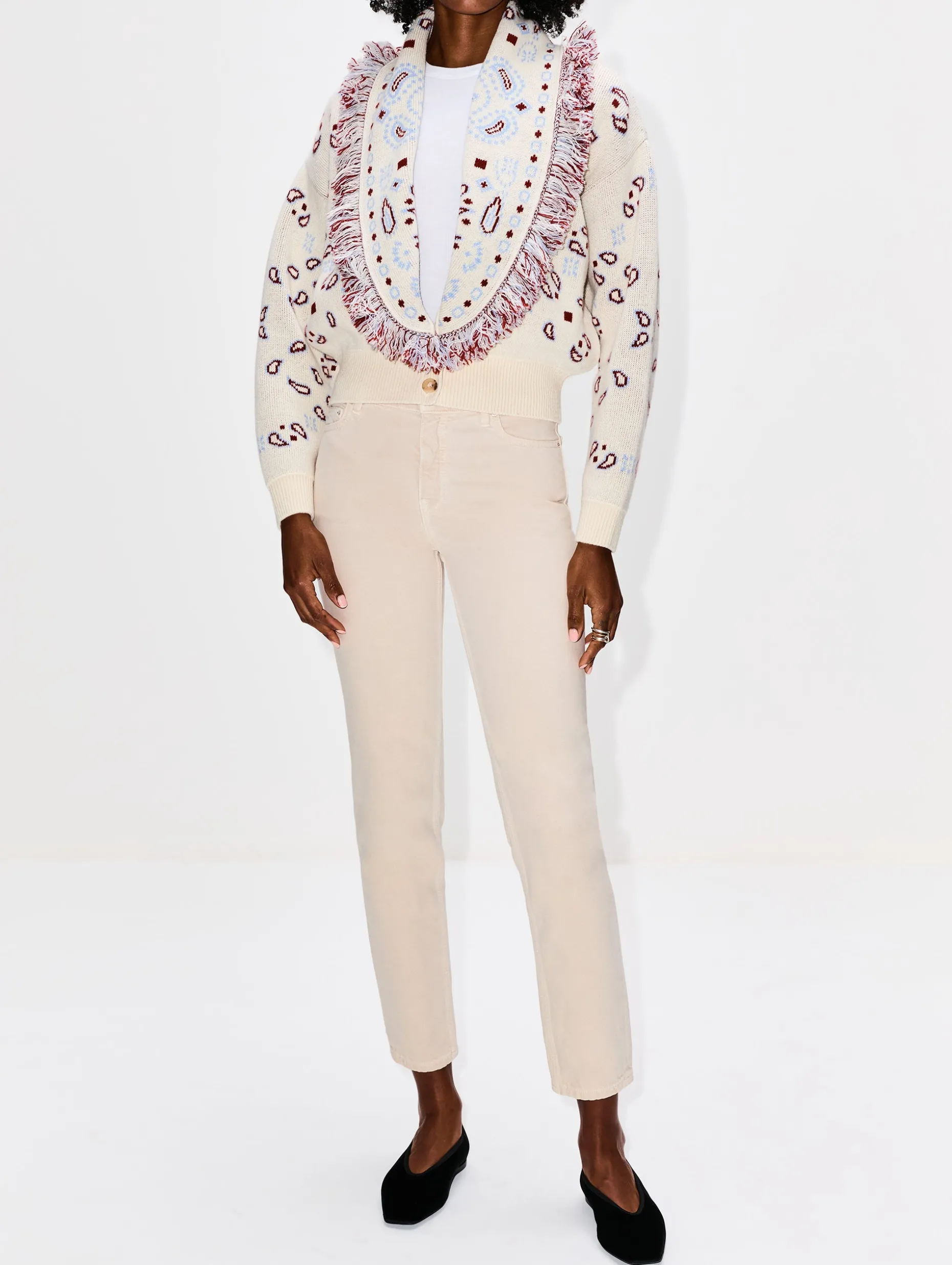 Bandana Jacquard Cardi Bomber