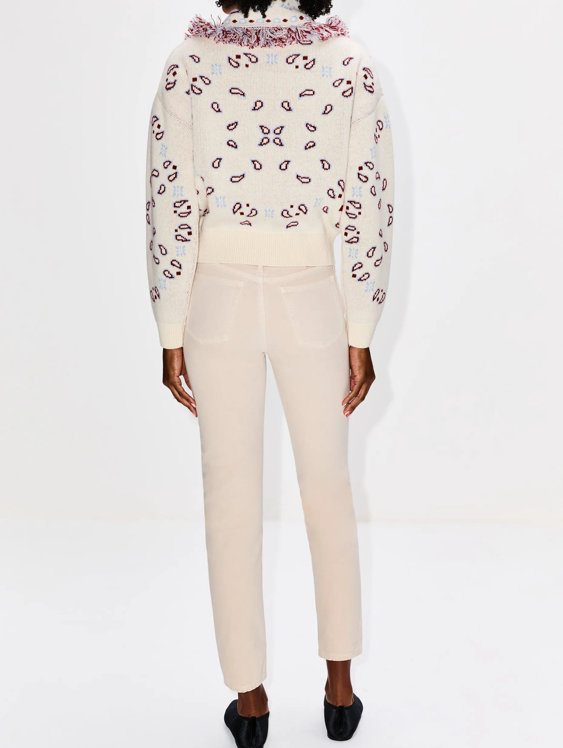 Bandana Jacquard Cardi Bomber