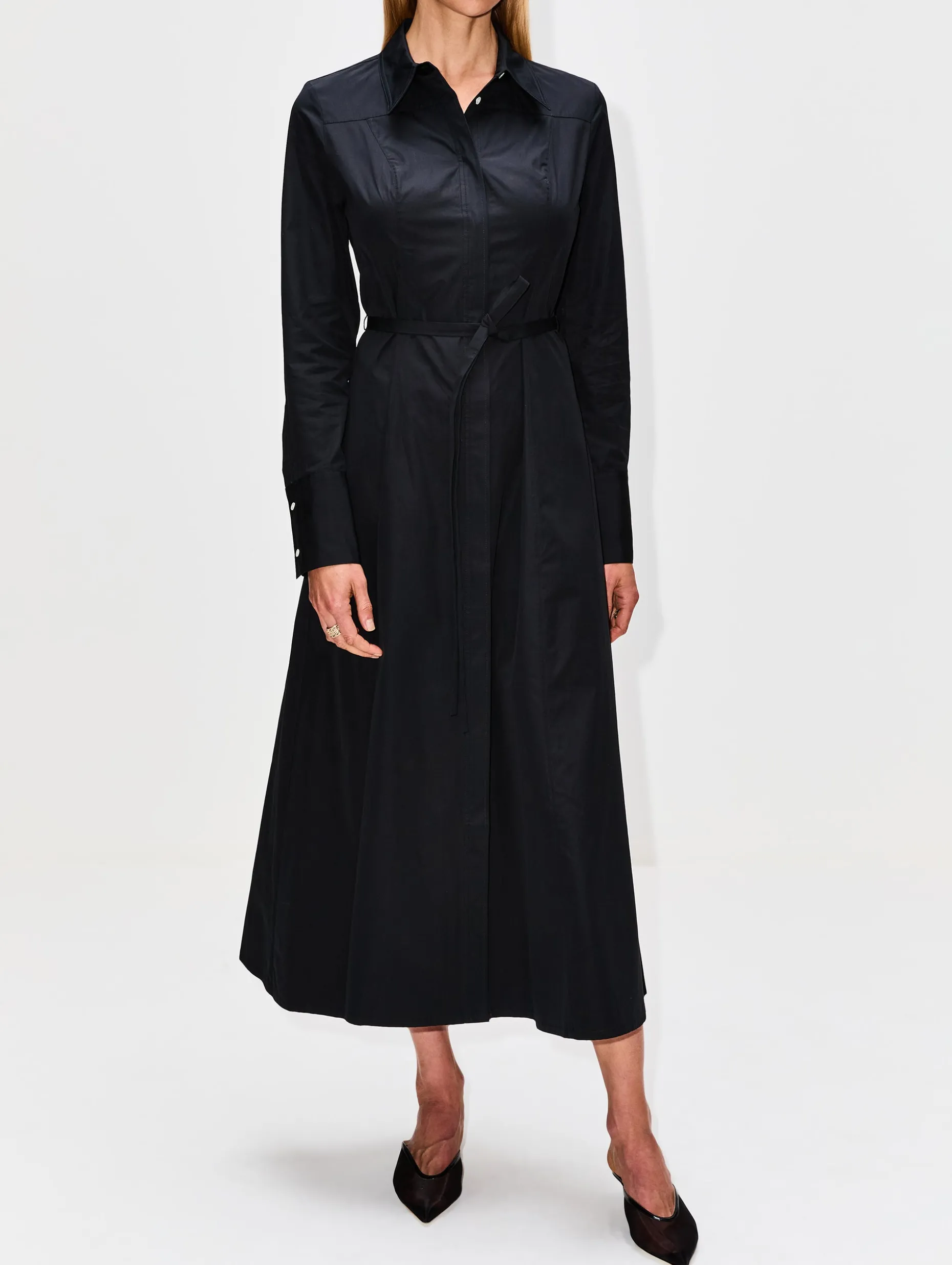 Belted Shirt Dress