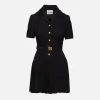 Belted Short Sleeve Dress