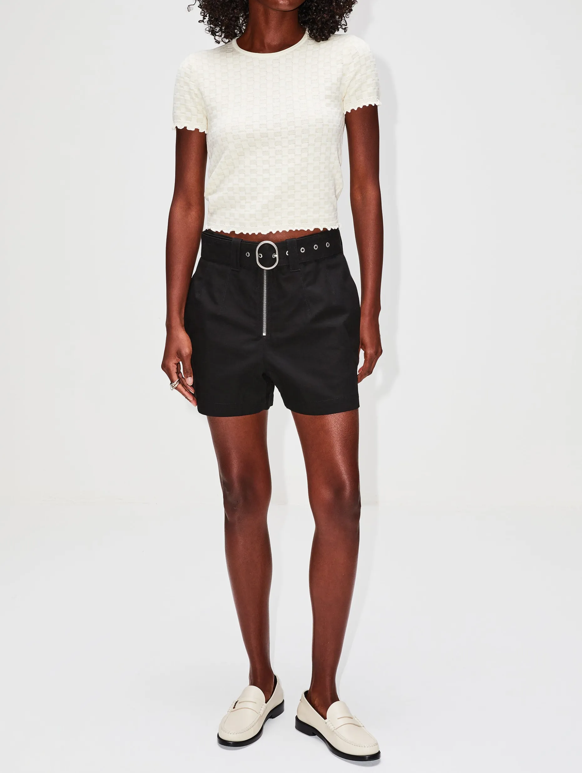 Belted Tailored Short