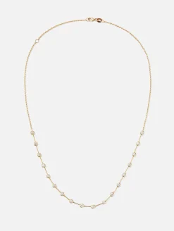 Bezel Diamond Necklace