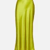 Bias Cut Silk Skirt