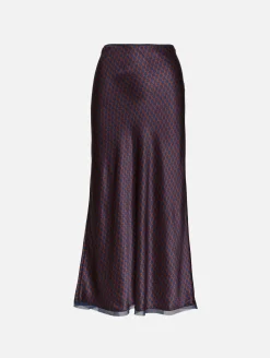 Bias Cut Silk Skirt
