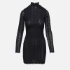 Billie Mock Neck Mini Dress