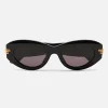 Bold Ribbon Beveled Oval Frame