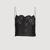 Broderie Crop Cami Top