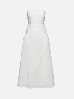 Broderie Strapless Dress
