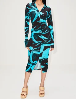 Button Down Midi Dress