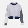 Button Up Colorblock Cardigan
