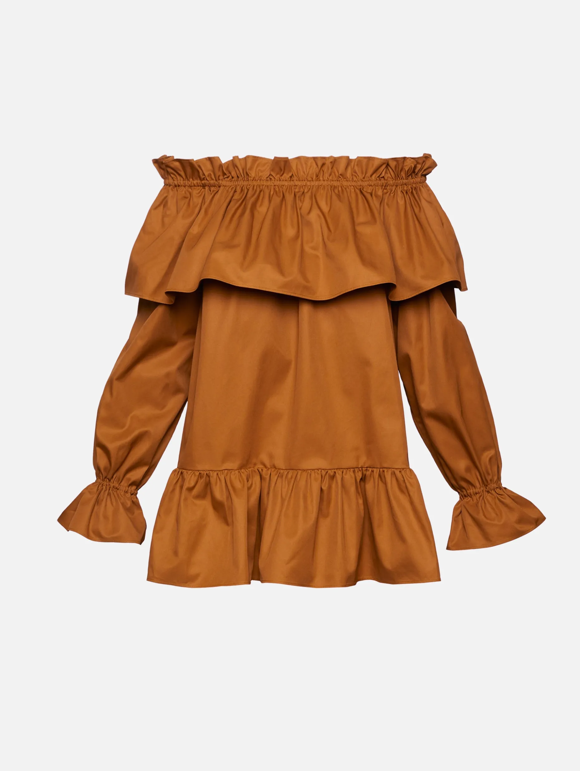 Caramel Cotton Dress
