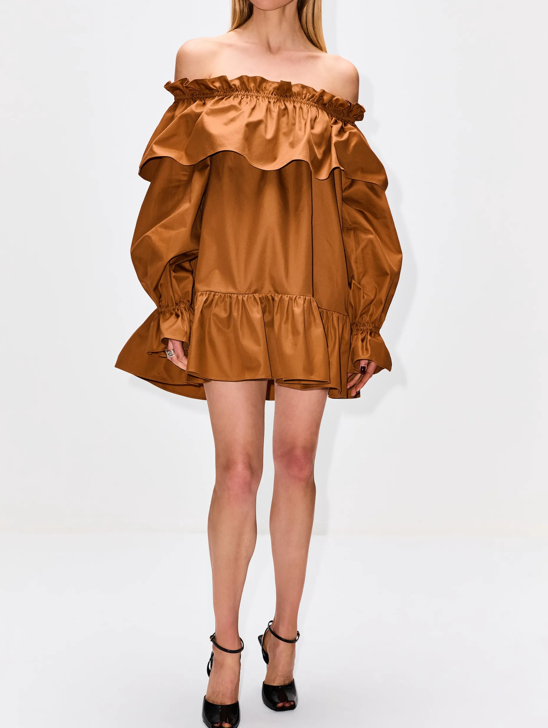 Caramel Cotton Dress