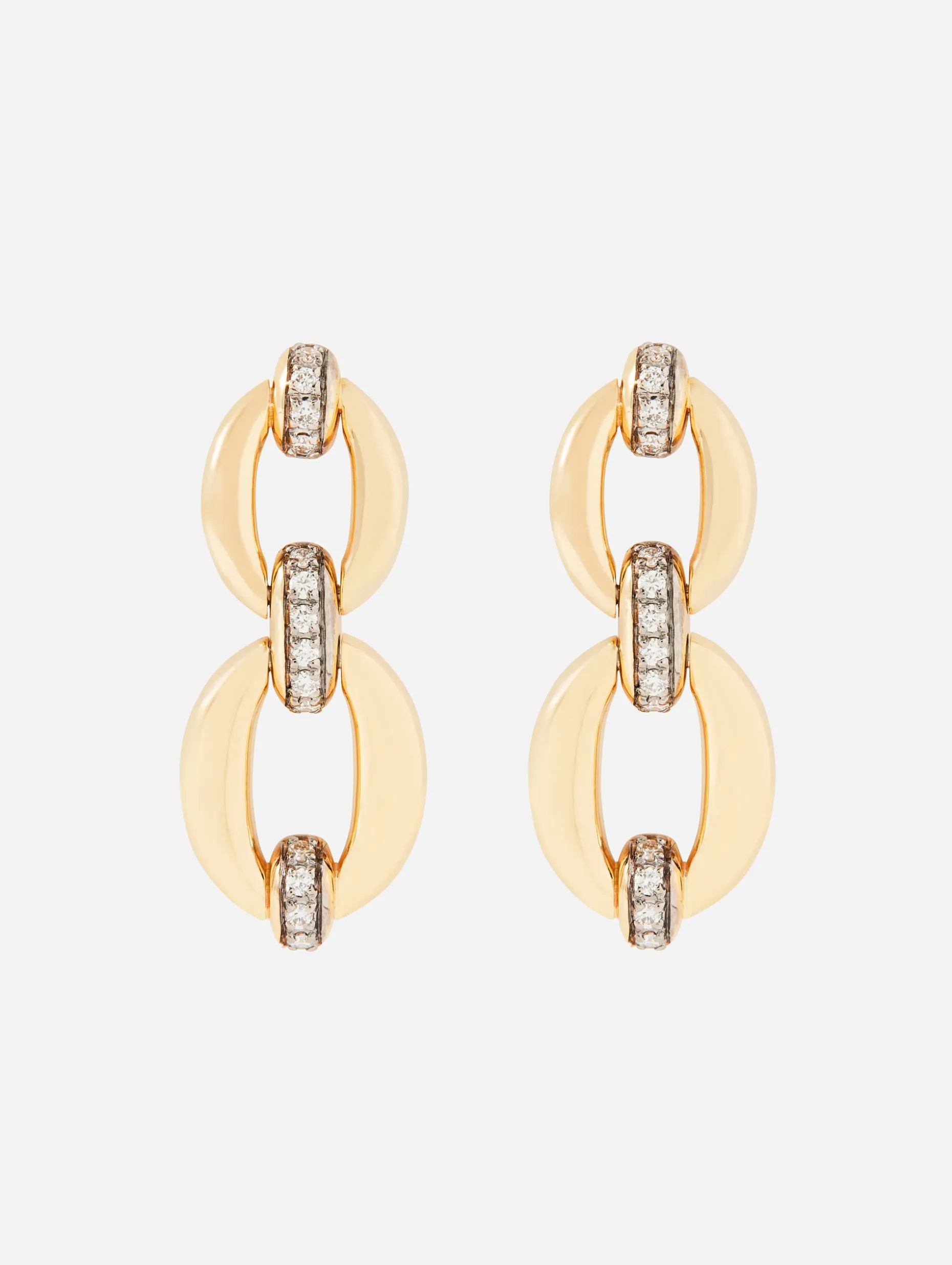 Catena Double Link Earring