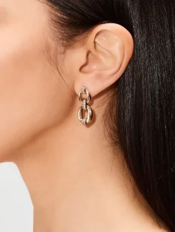 Catena Double Link Earring