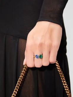 Catena Enamel Double Ring