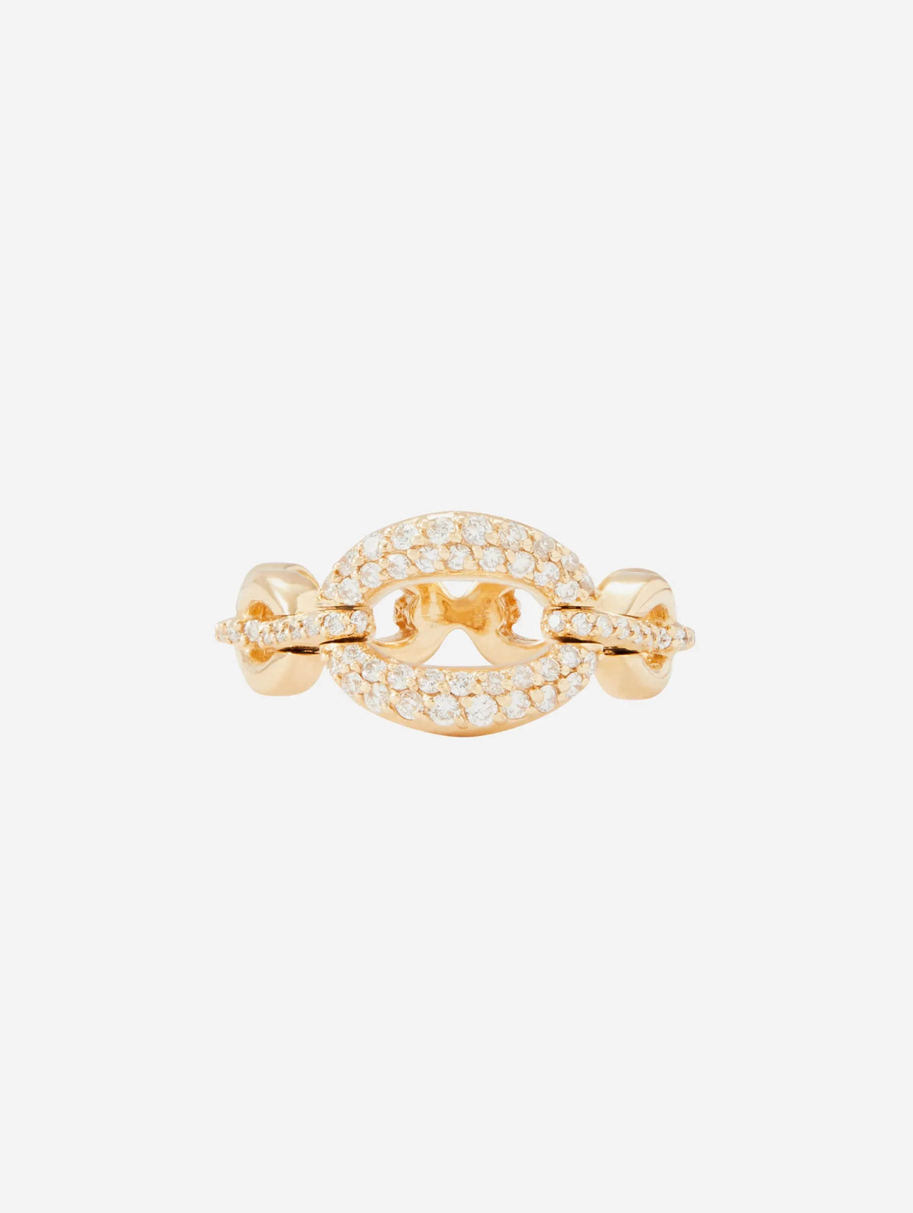Catena Large Link Diamond Ring