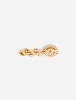 Catena Large Link Diamond Ring