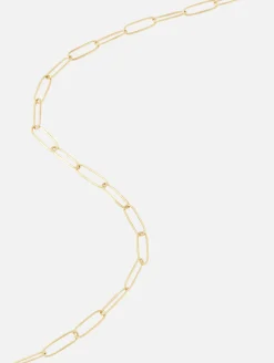 Charm Chain With Diamond Clasp