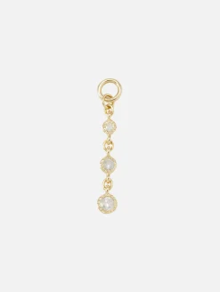 Classic Hammered Bezel Charms