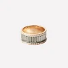Clive Two-Toned Fluted Band Ring