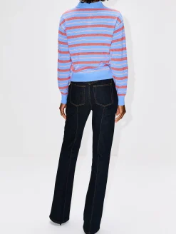 Collegiate Stripe Polo Shirt