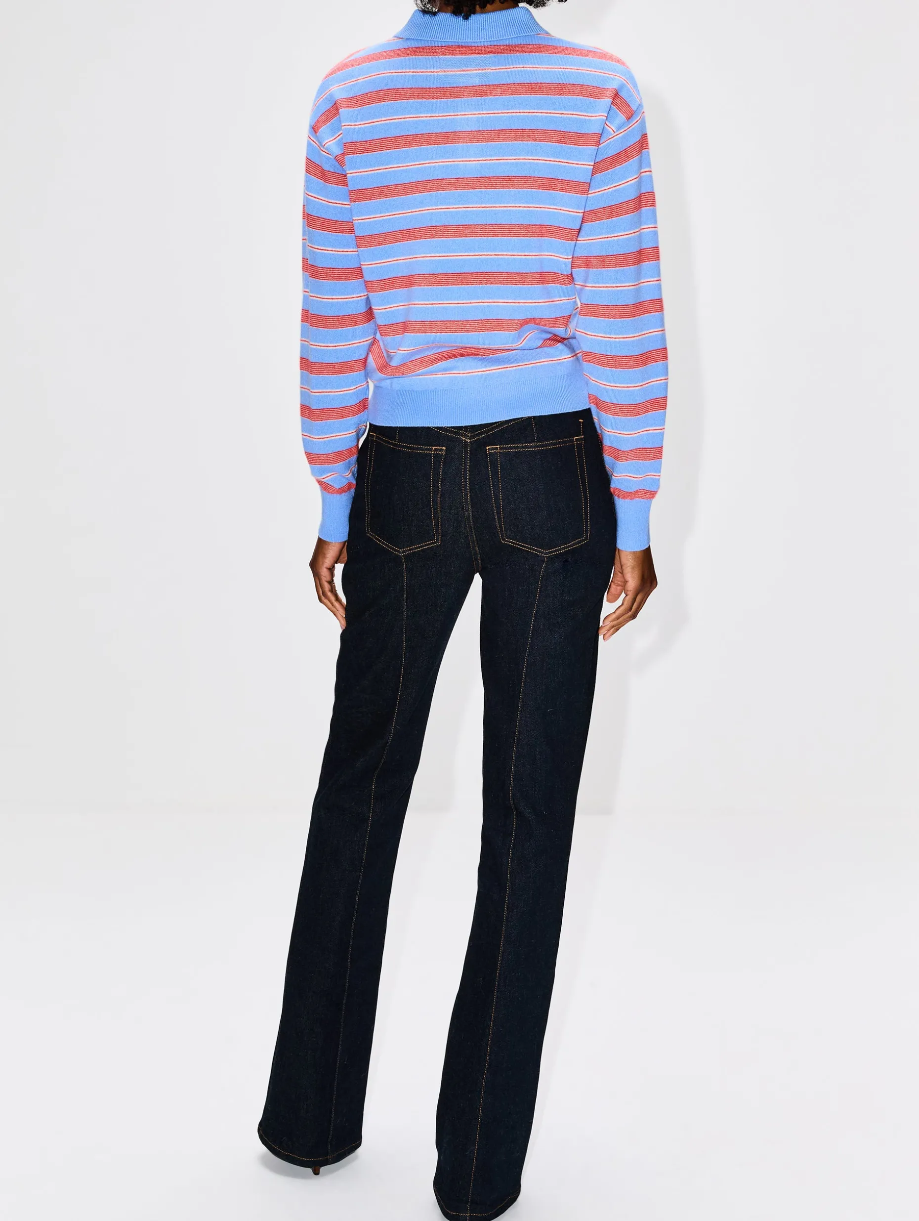 Collegiate Stripe Polo Shirt