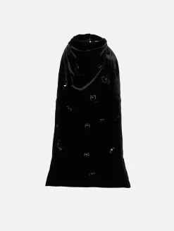 Cowl Neck Velvet Tunic