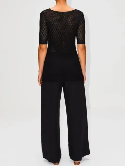 Crochet Knit Tee