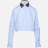 Cropped Button Up Shirt