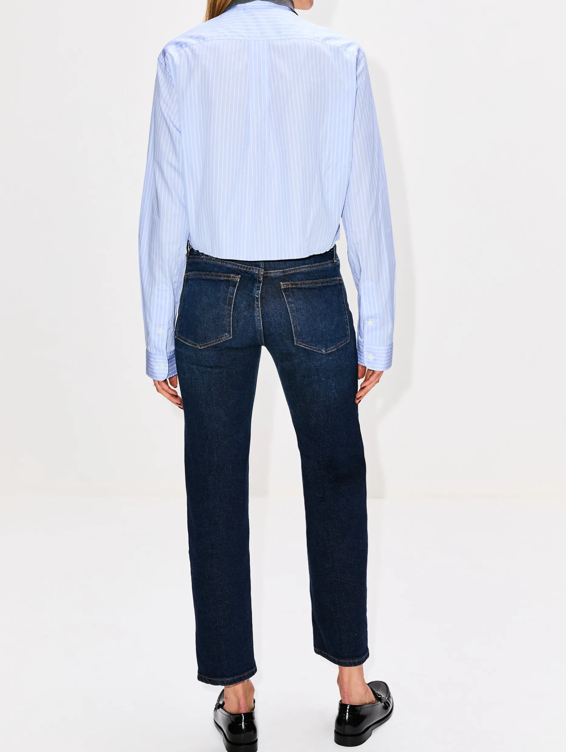 Cropped Button Up Shirt