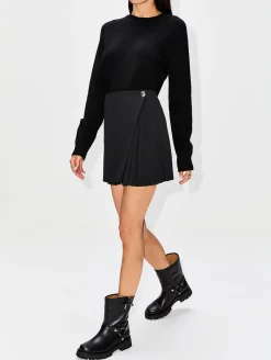 Cropped Crewneck Pullover