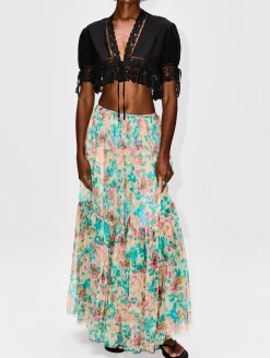 Cropped Lace Blouse
