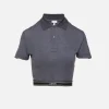 Cropped Polo Shirt