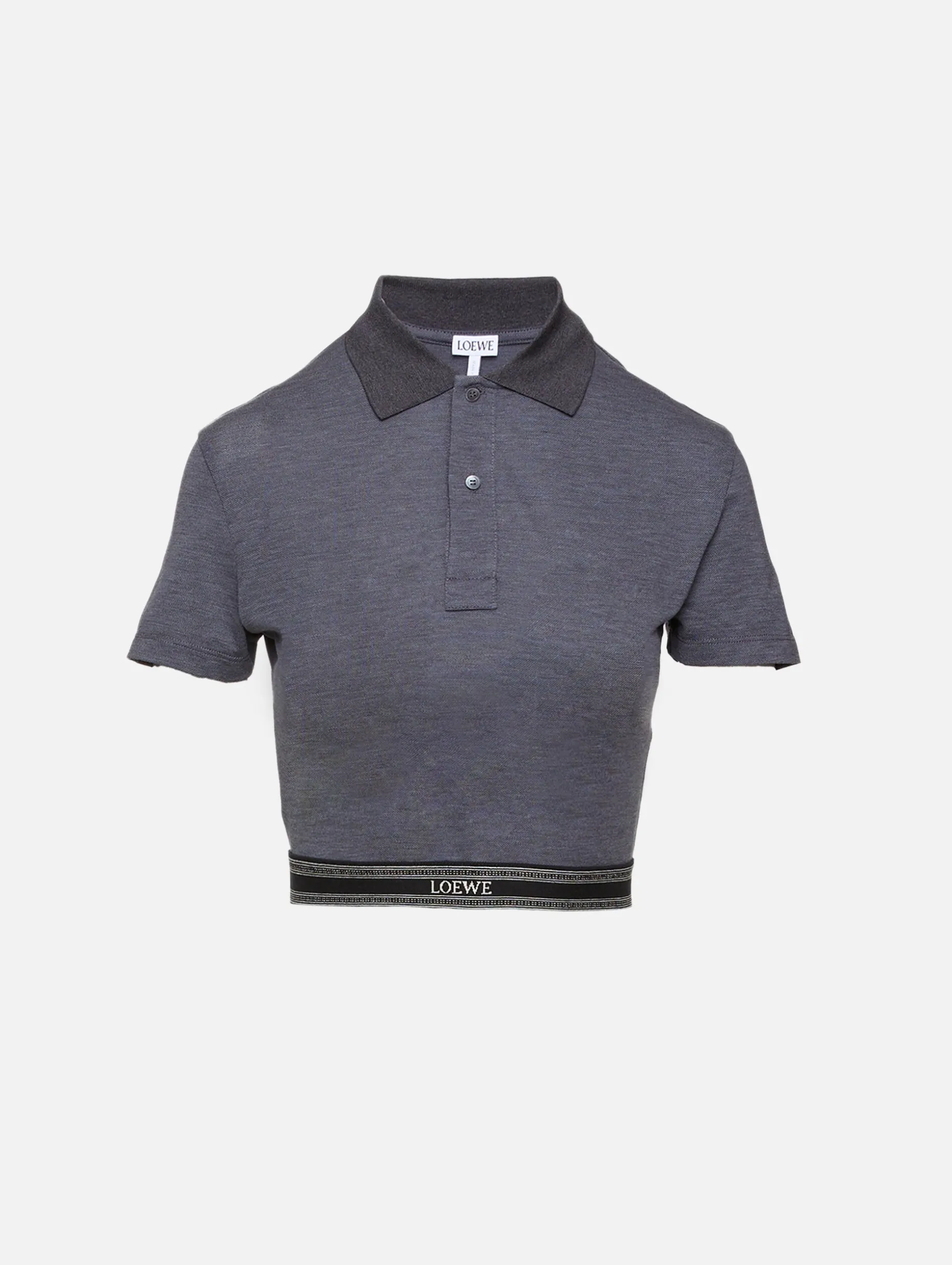 Cropped Polo Shirt