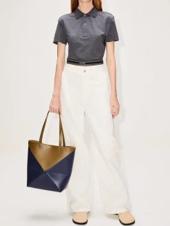 Cropped Polo Shirt