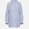 Curved Shape Cotton Linen Shirt