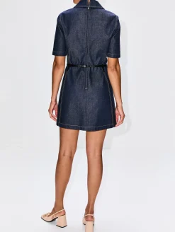 Denim Belted Dress