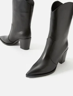 Denver Leather Western Boot