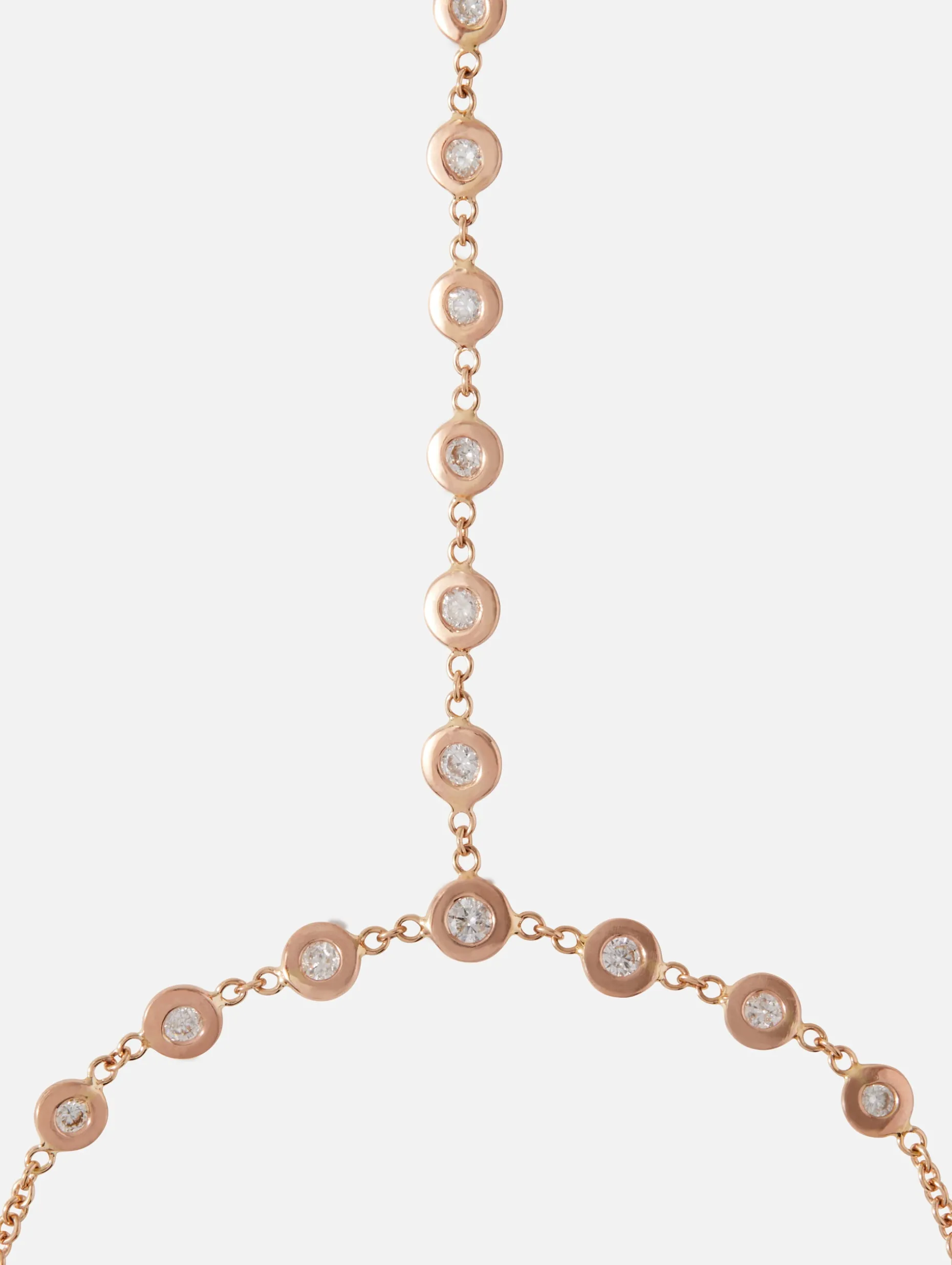 17 Diamond Finger Bracelet