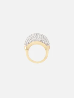 Diamond Pave Luna Mini Ring