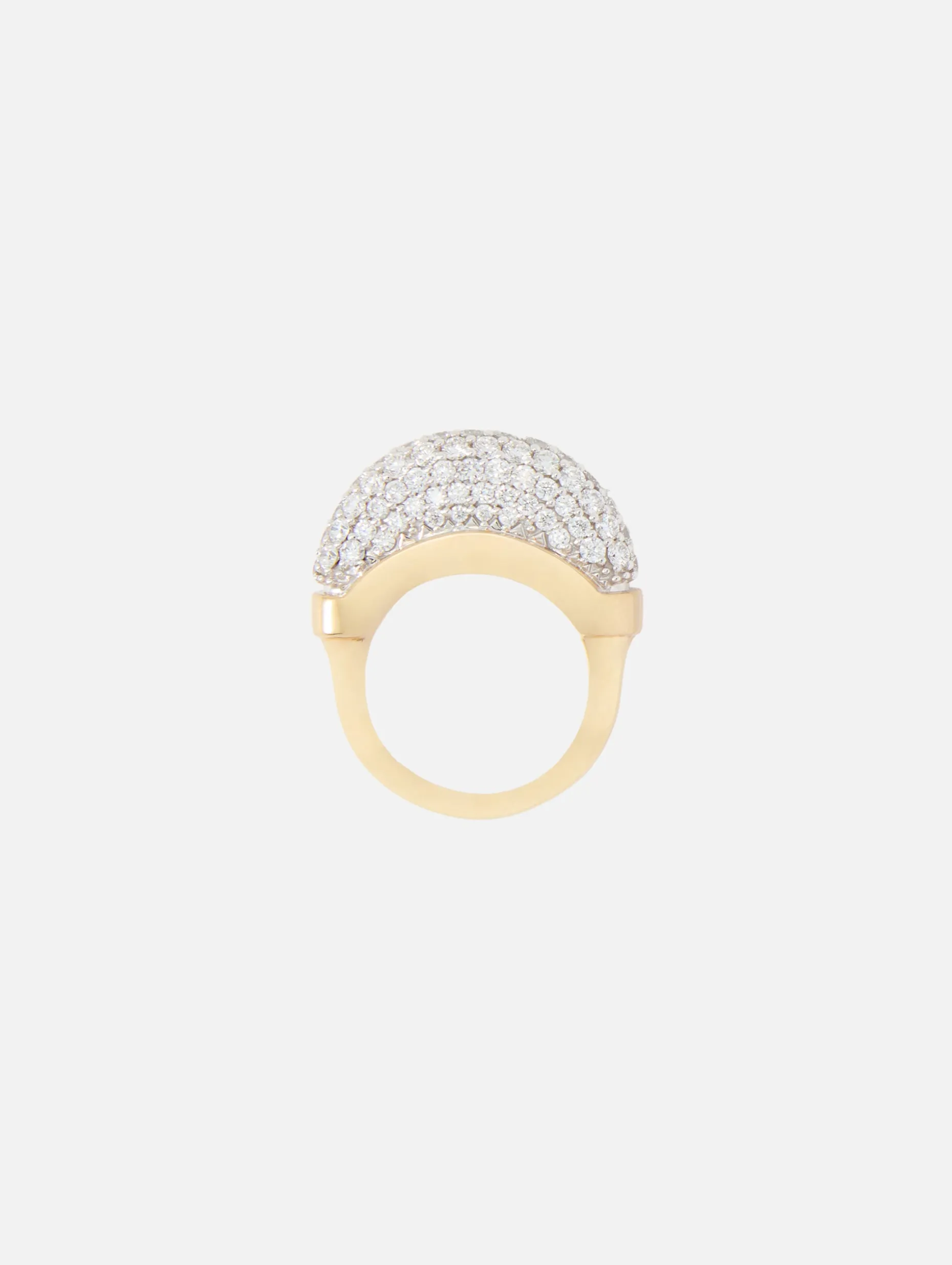 Diamond Pave Luna Mini Ring