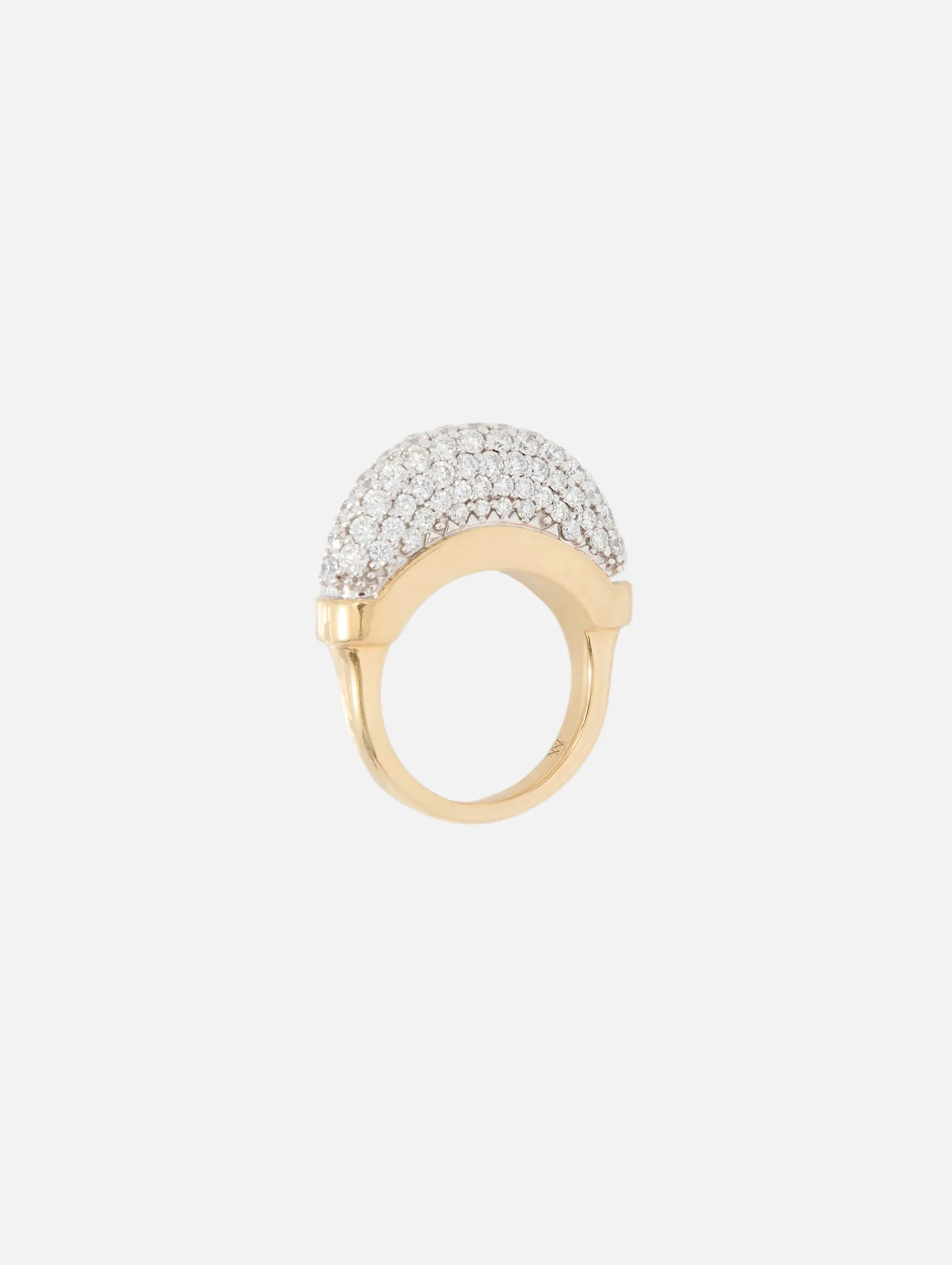 Diamond Pave Luna Mini Ring