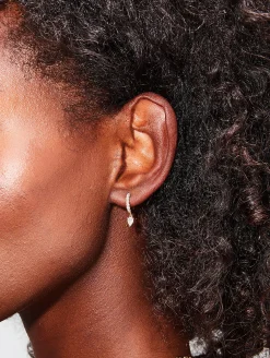Diamond Water Drop Goddess Hoops