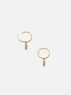 Diamond Water Drop Goddess Hoops