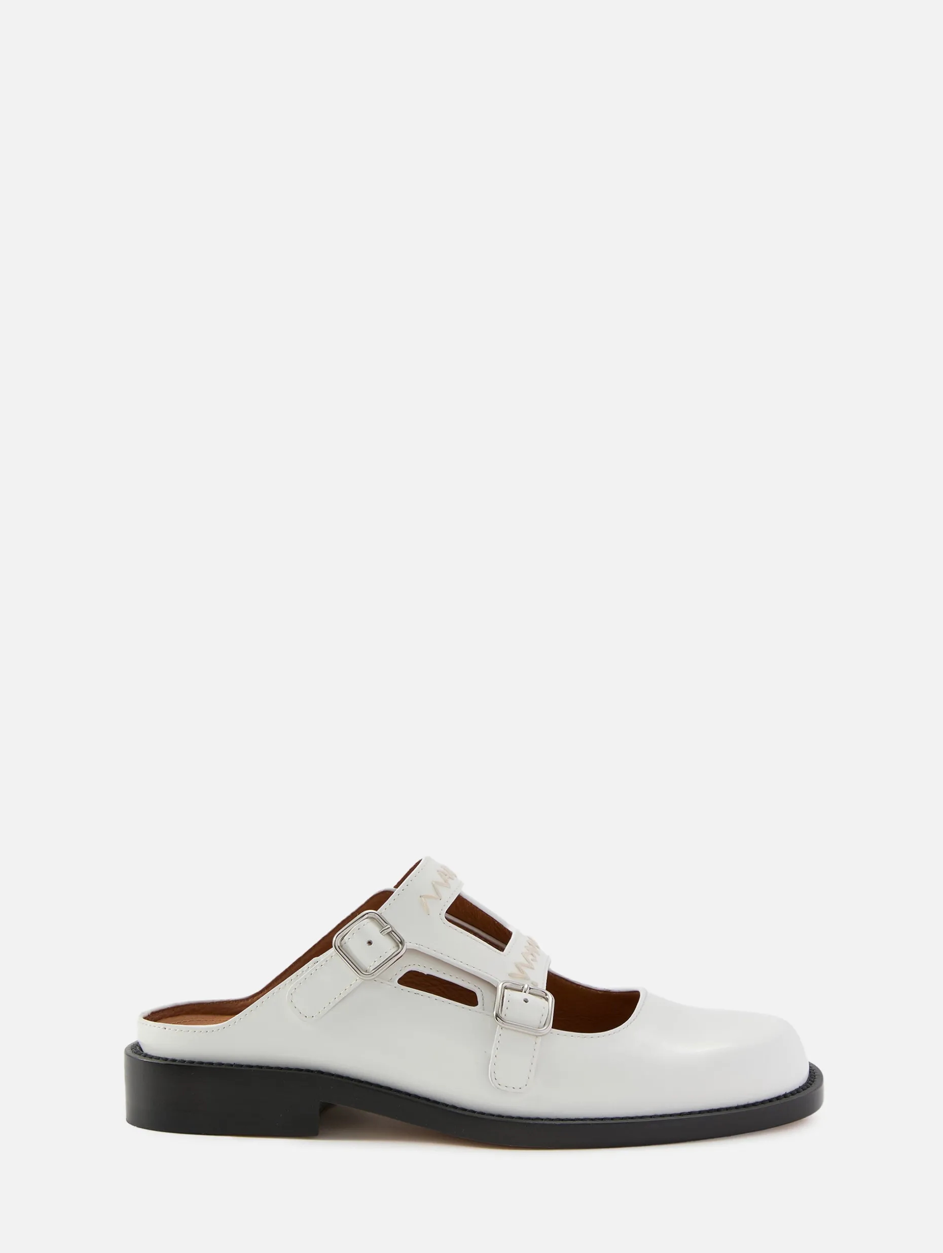 Double Buckle Mary Jane Mule