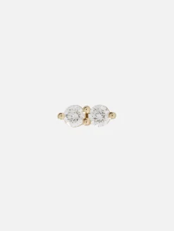 Double Diamond Stud
